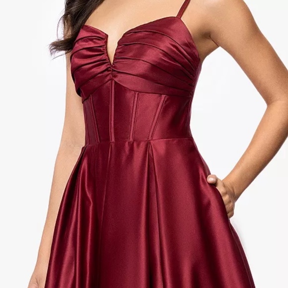 Satin Corset Gown - Picture 1 of 3